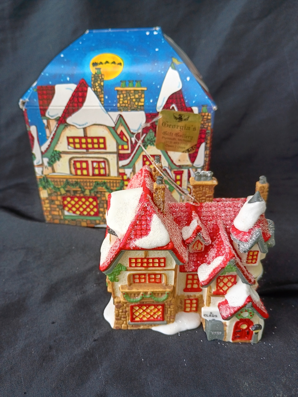 Dept 56 Classic Ornament North Pole: Santa's Workshop 1990-199) w Box